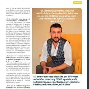 entrevista Pedro Rodríguez. Espeicalista Medicina Integrativa