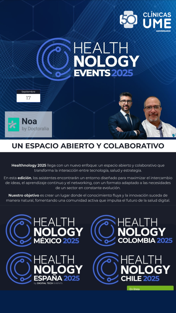 Participo en el HealthNology de Madrid.